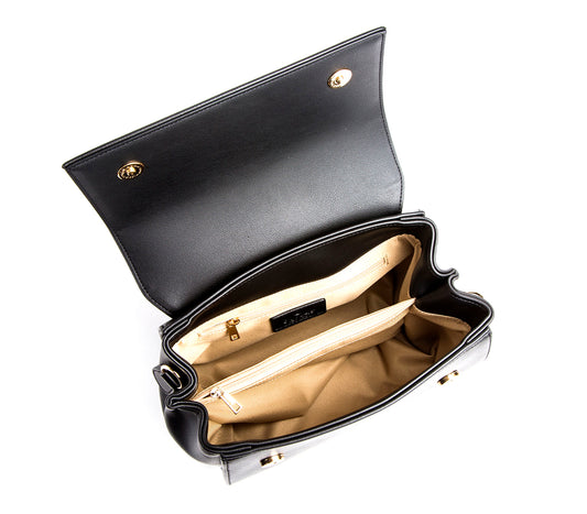 Cottontail Bag - Black, Vegan Leather Designer Bags